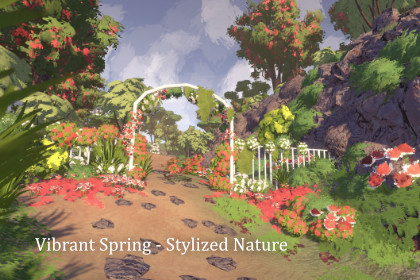 Vibrant Spring - Stylized Nature