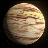Gas Giants: Curl Flow Simulation, Shaders and In-Editor Baking