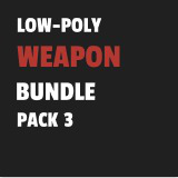 Low Poly Weapon Bundle Pack 3