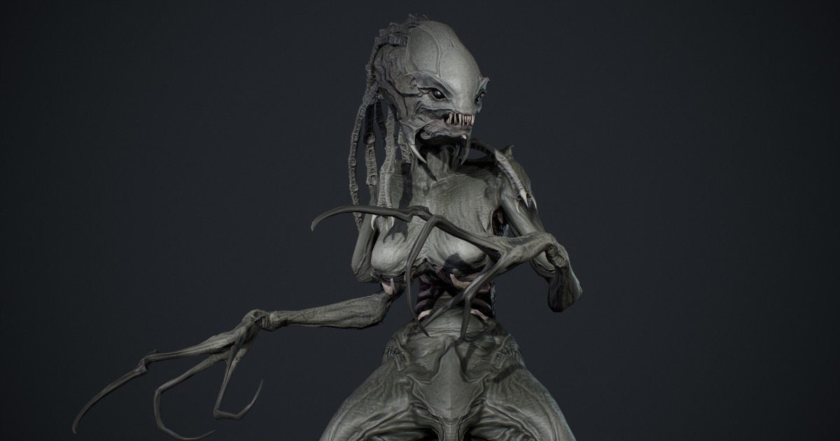 Unity Nightmare Creature Monster8 | 3D Creatures | Unity Asset Store