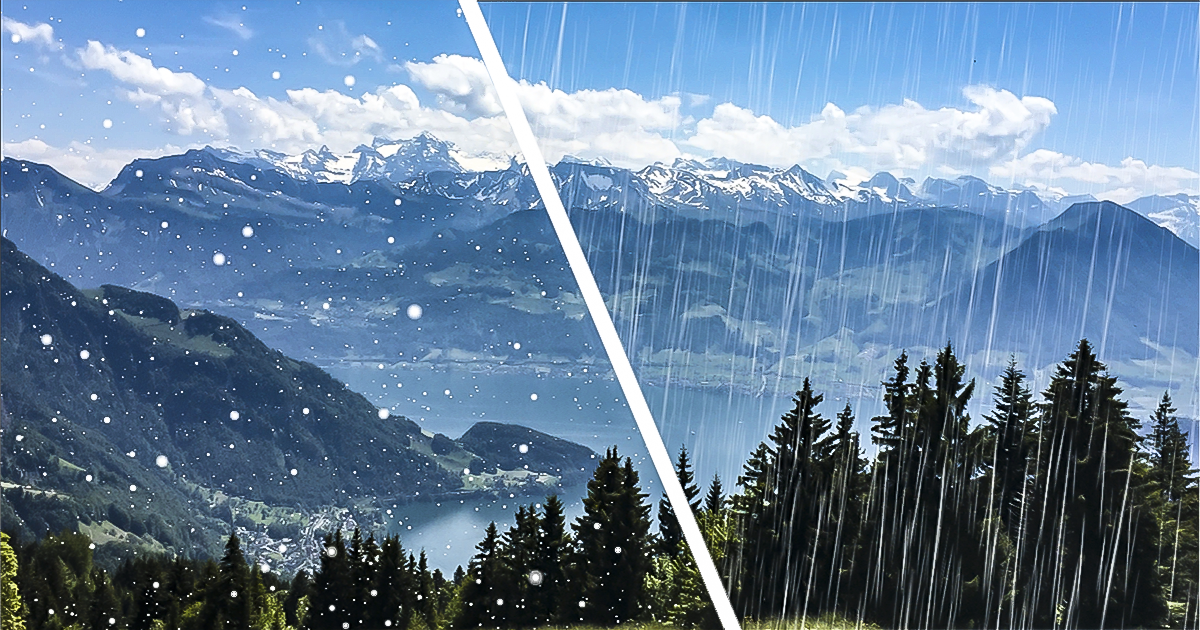 Real Snow and Rain Particle Effect | Environment | Unity Asset Store