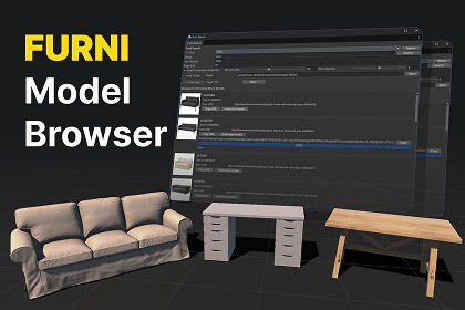 Furni Model Browser – 3D Asset Importer