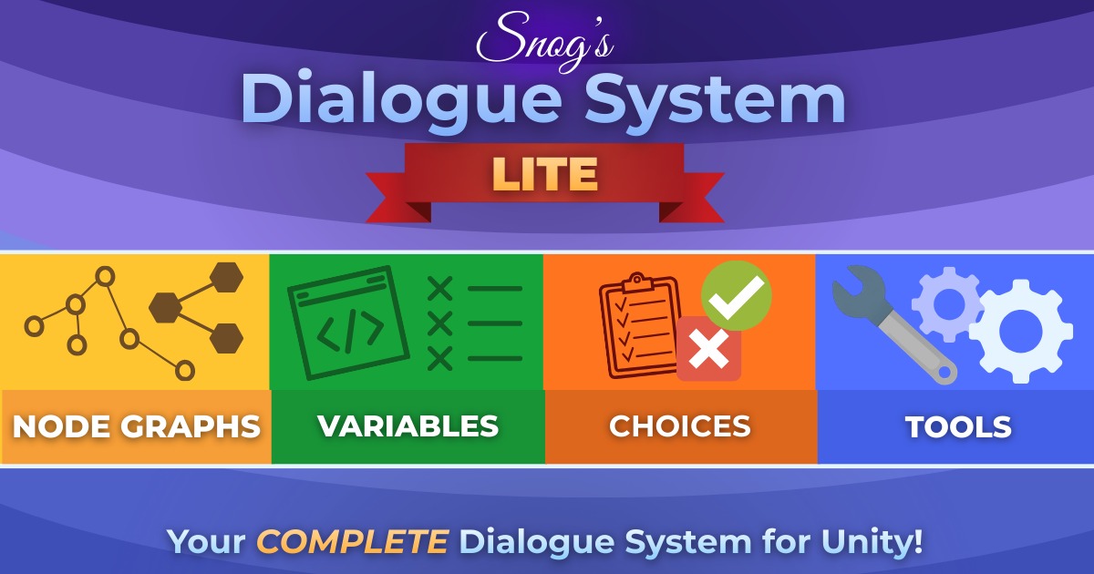 Snog's Dialogue System Lite | Utilities Tools | Unity Asset Store