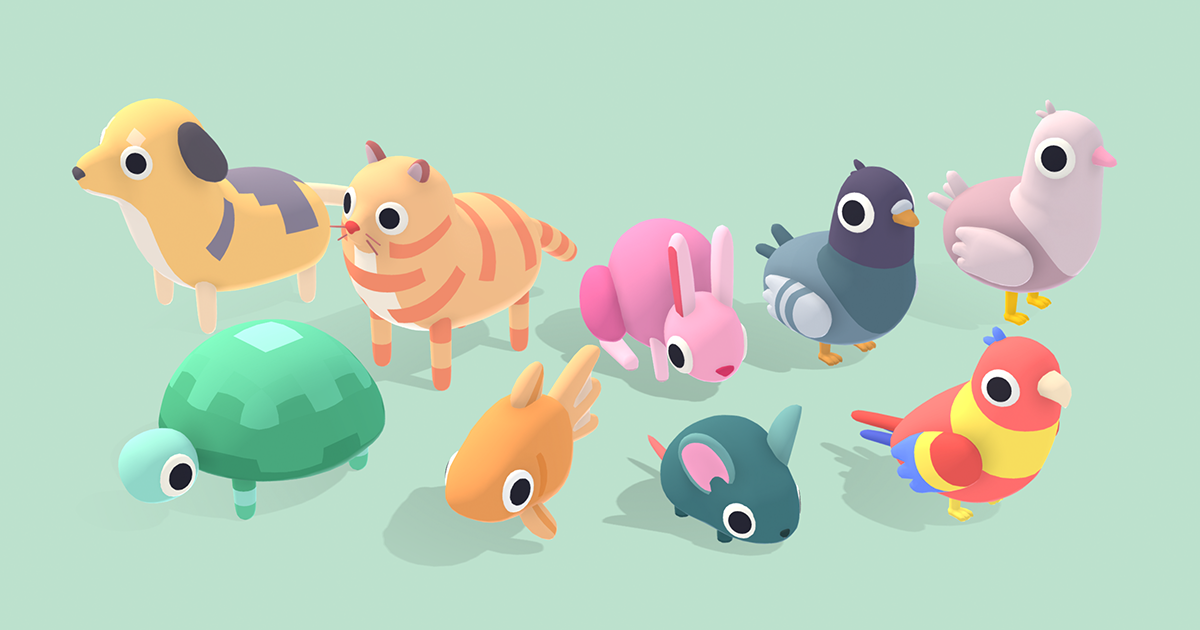 Pet Animals Vol 1 Quirky Series 3D Animals Unity Asset Store pet-animals-vol-1-quirky-series-3d-animals-unity-asset-store