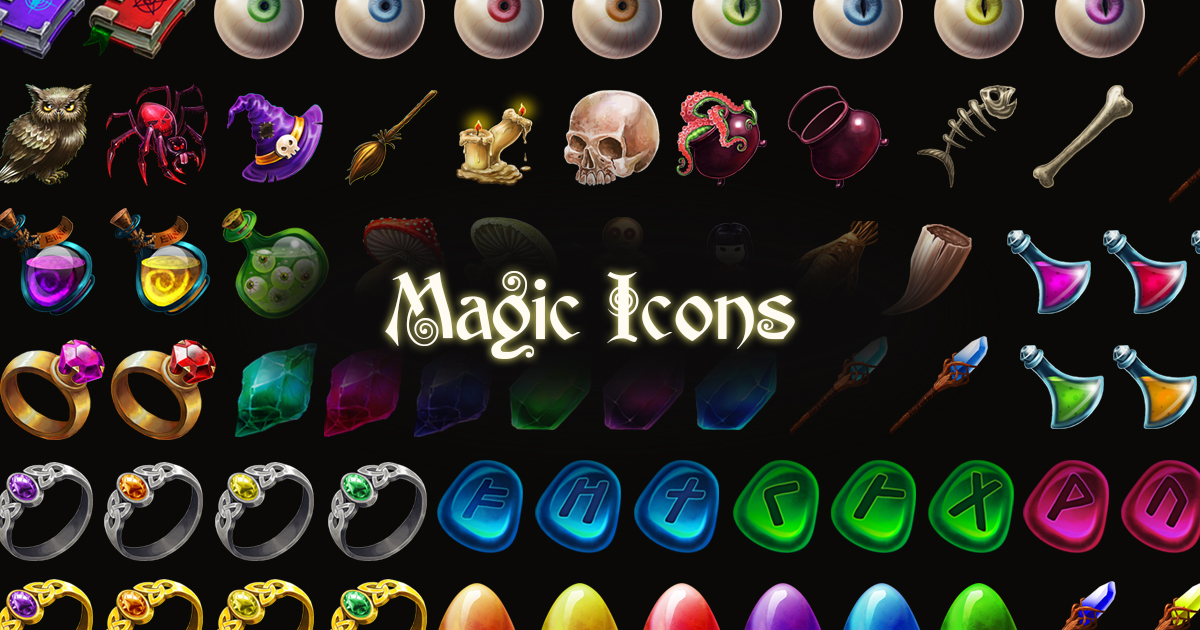 Magic Icons Pack | 2D Icons | Unity Asset Store