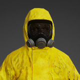 Zombie hazmat suit