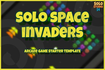 Solo Space Invaders - Game Template
