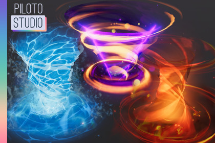 Stylized Tornado and Whirlwind Magic VFX