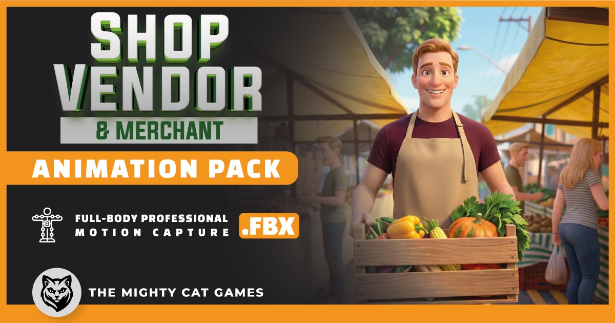 Shop Vendor and Merchant Animation Pack | 3D Animations | Unity Asset Store