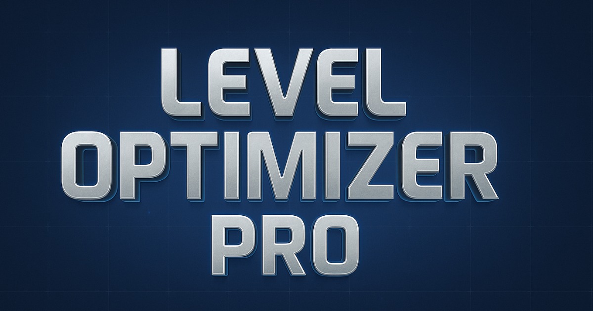 Level Optimizer Pro - Advanced Scene Optimization Toolkit | 유틸리티 도구 ...