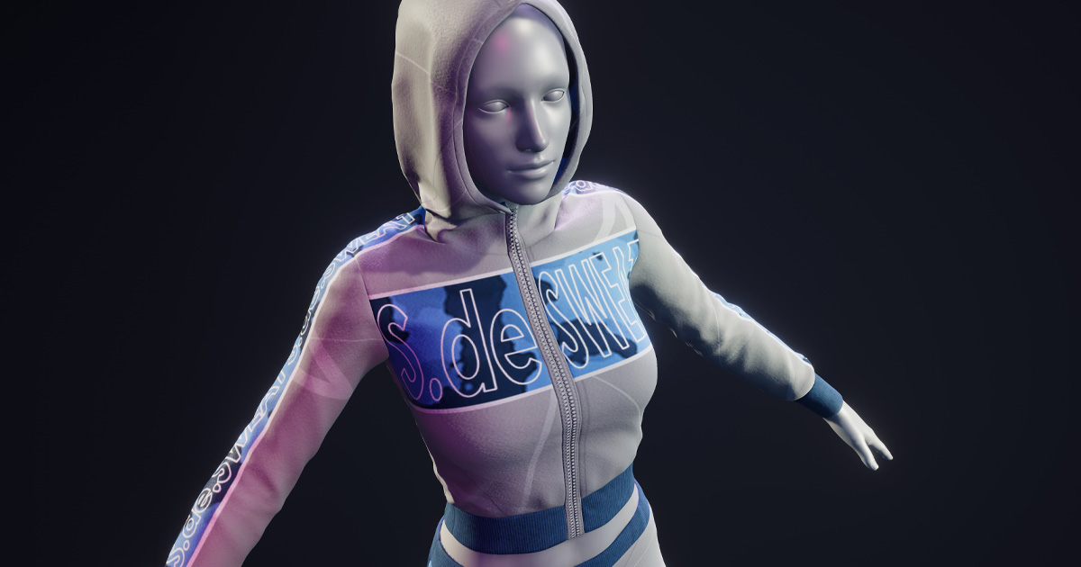 Sweat Texture Unity S.de.Sweat Pack Female from Tafi | 3D Clothing | Unity Asset Store