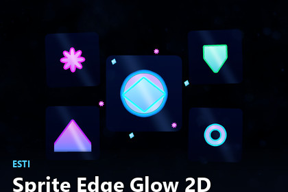 Sprite Edge Glow 2D