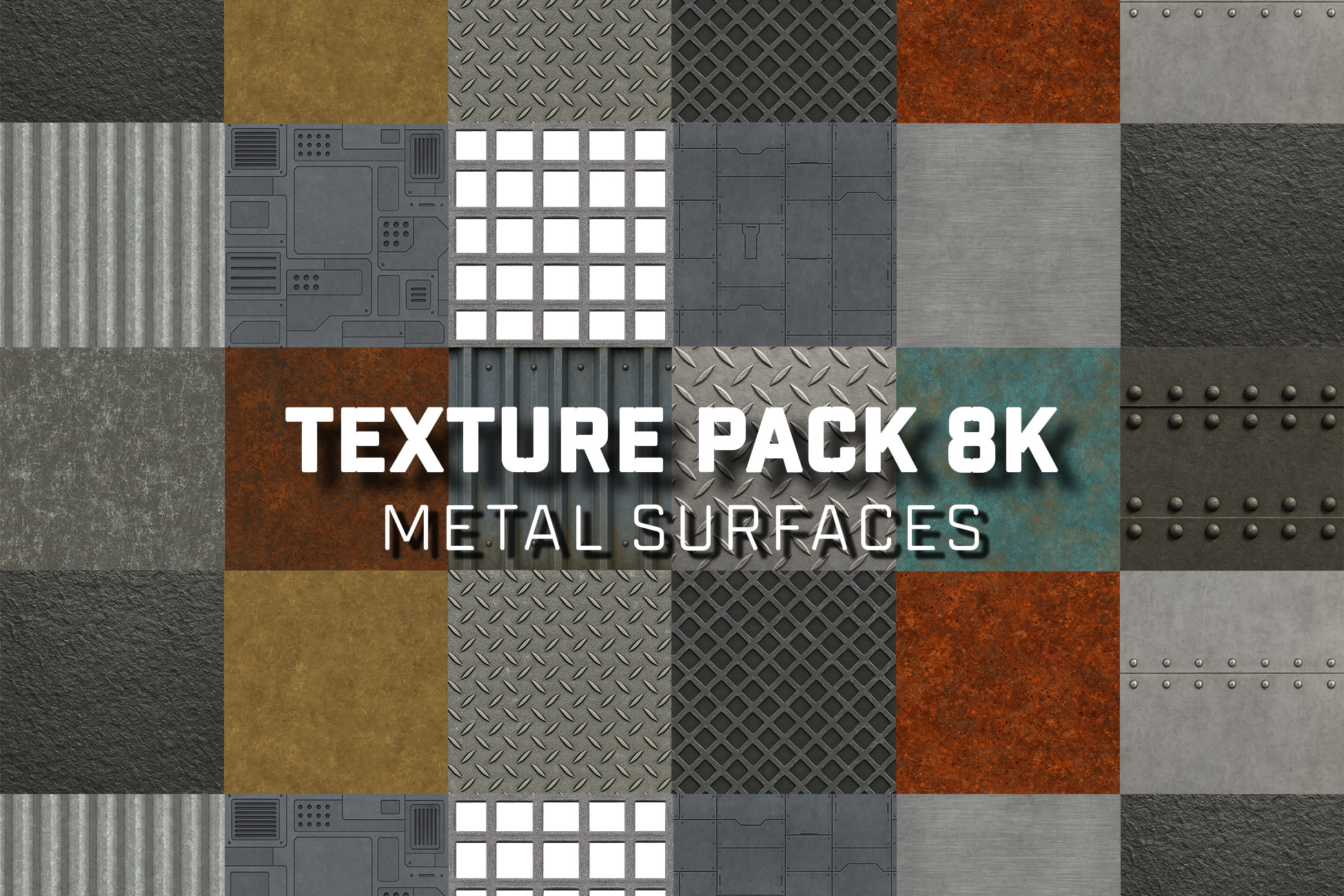 Texture Pack 8k - Metal Surfaces | 2D テクスチャ&マテリアル | Unity Asset Store
