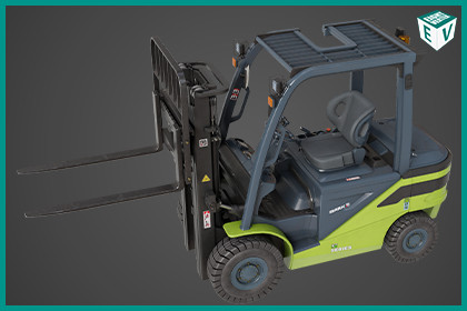 Forklift Truck03 Green URP HDRP Textures