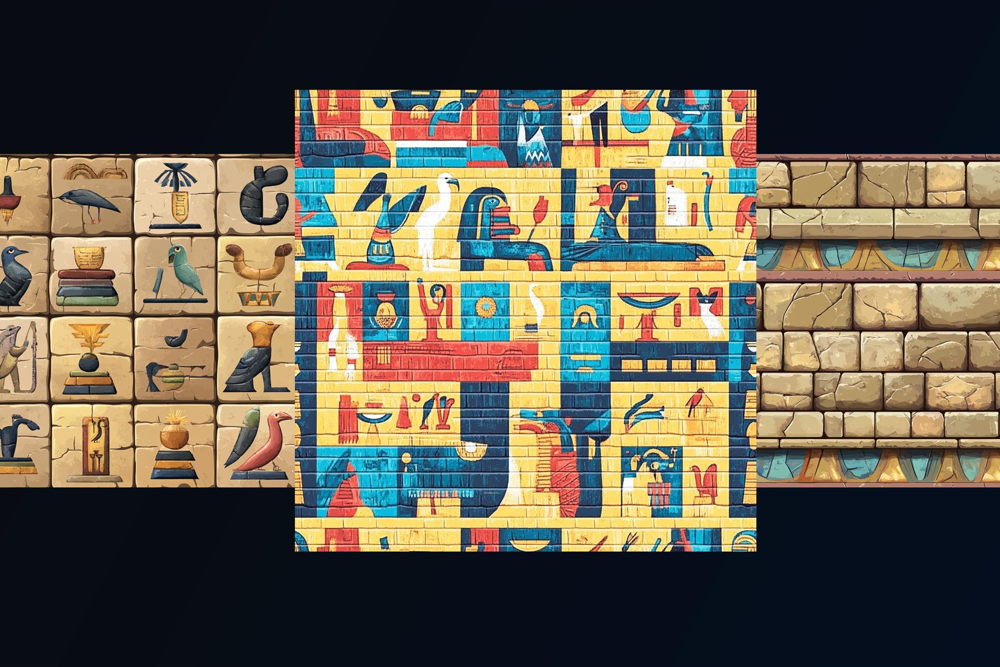 Ancient Textures Unity NHC - Egypt Wall Textures | 2D Textures & Materials | Unity Asset Store