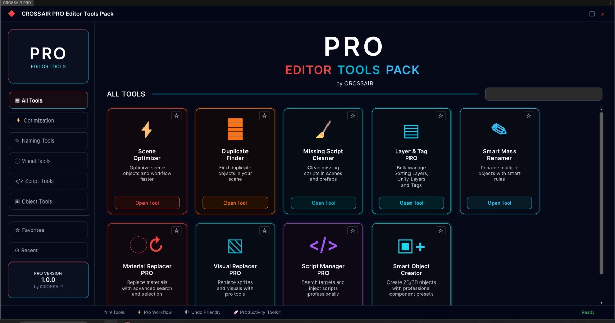 Unity Editor Assets PRO EDITOR TOOLS PACK | Utilities Tools | Unity Asset Store