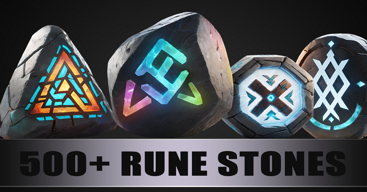 Hi-Def RuneStone Pack 1 | 2D Icons | Unity Asset Store