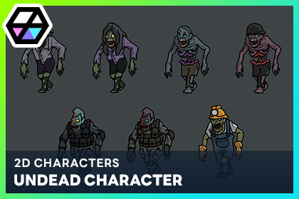 2D Characters - Undead Characters