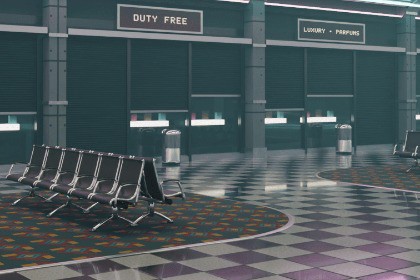 Infinity old airport (backrooms level)