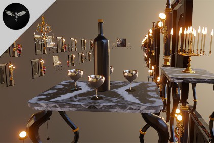 Elegant Interior Decor 3D Models Pack