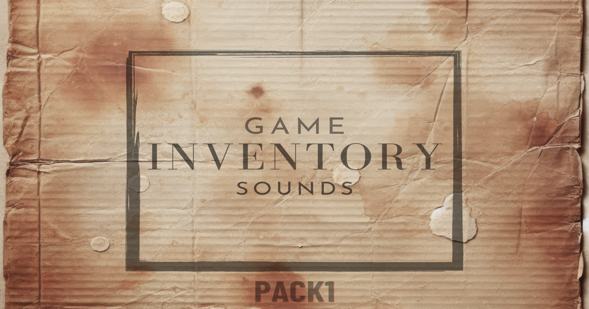 GAME INVENTORY SOUNDS: PACK1 | 음향 효과음 | Unity Asset Store