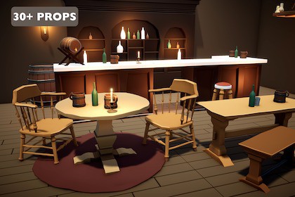 Stylized Tavern Props Pack