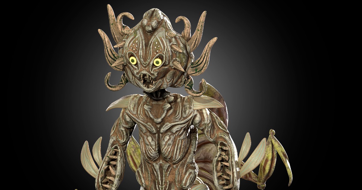 Unity Nightmare Creature Fearful Creature 3 | 3D Creatures | Unity Asset Store