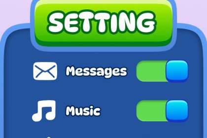 2D GUI Casual Game Pack "Yore Game"