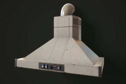 Old Kitchen Range Hood