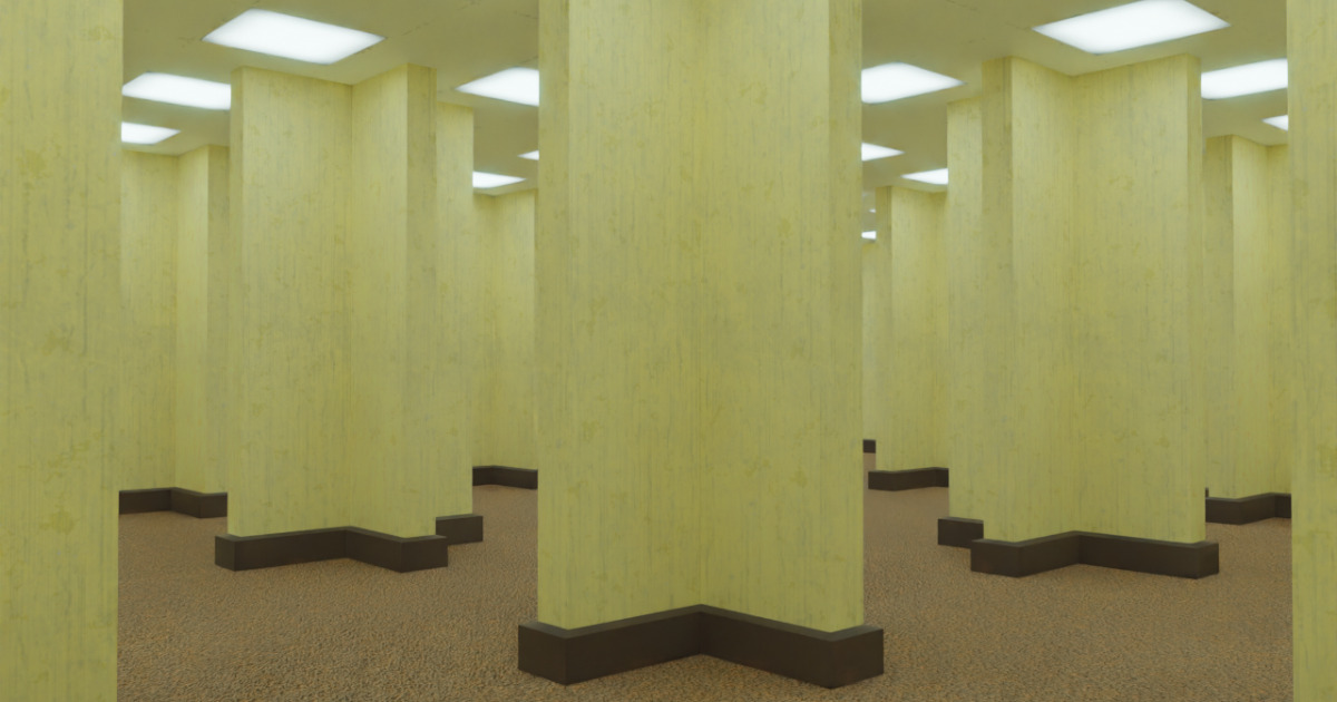 Backrooms like asset pack 3D Environments Unity Asset Store