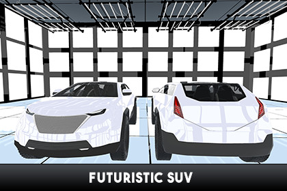 Futuristic SUV