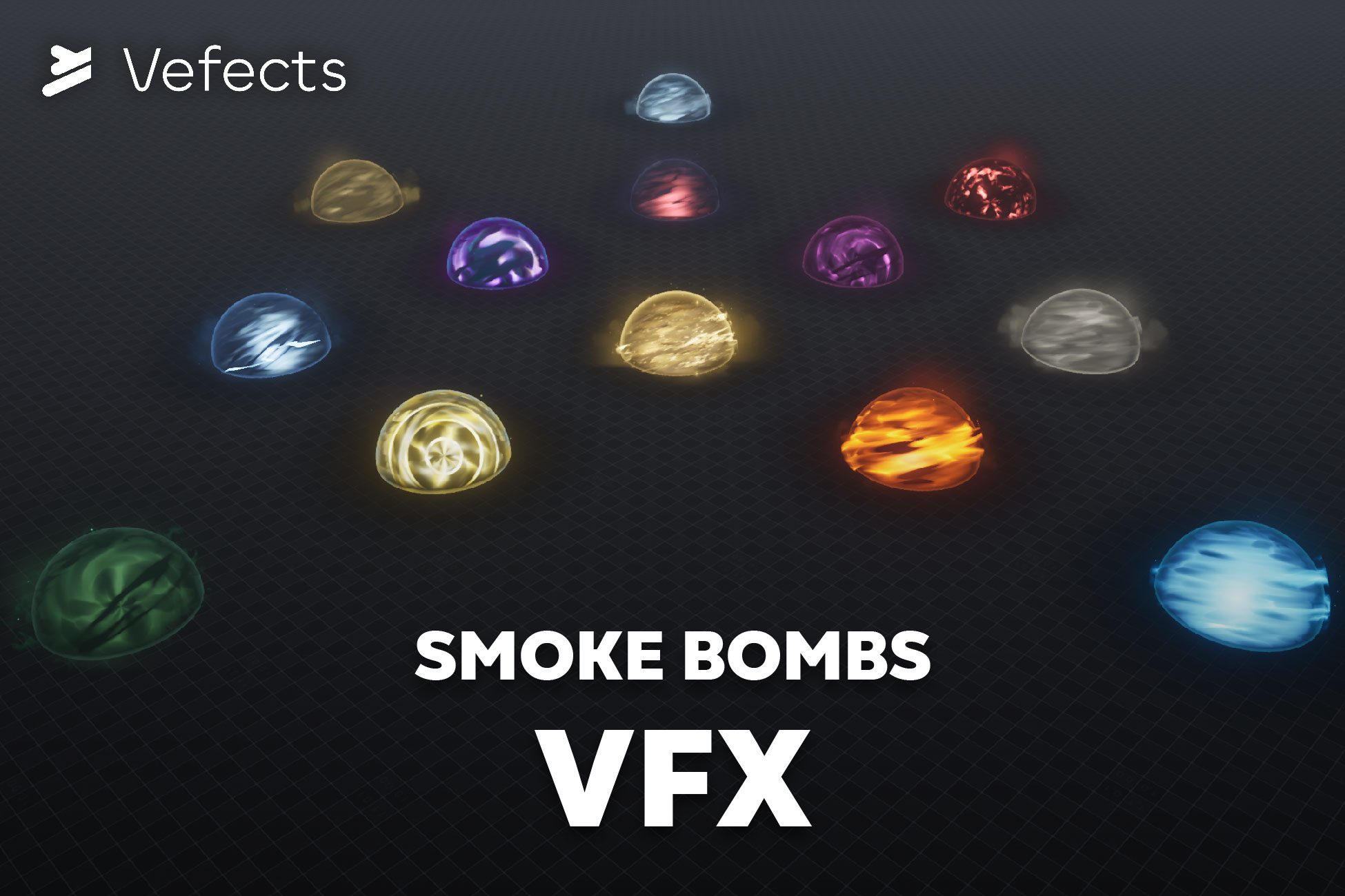 Smoke Bombs VFX Vision Blocker VFX Unity Asset Store