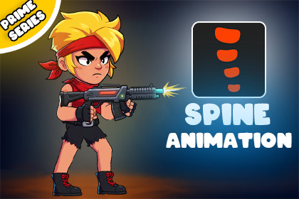 Rika 2D Animated Spine Character(Prime Series)