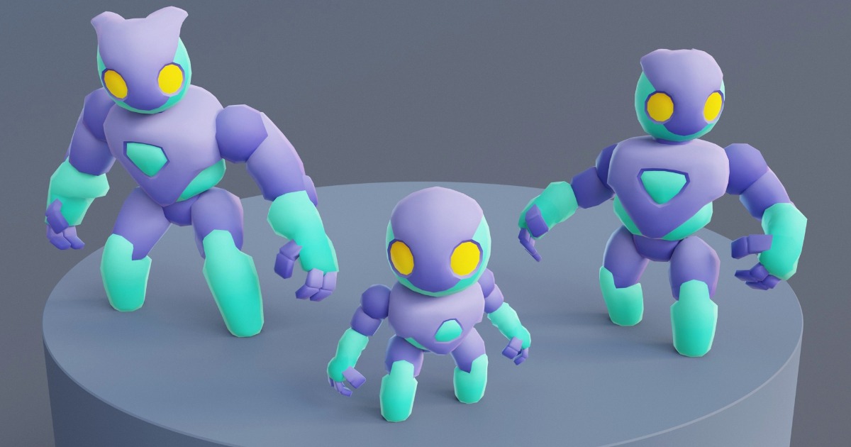 Robot Characters - Megarex | 3D Robots | Unity Asset Store