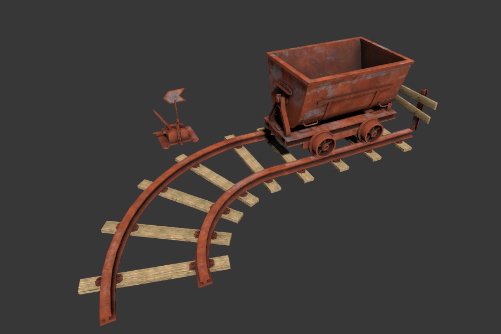 3D Mining Rails | 3D Props | Unity Asset Store