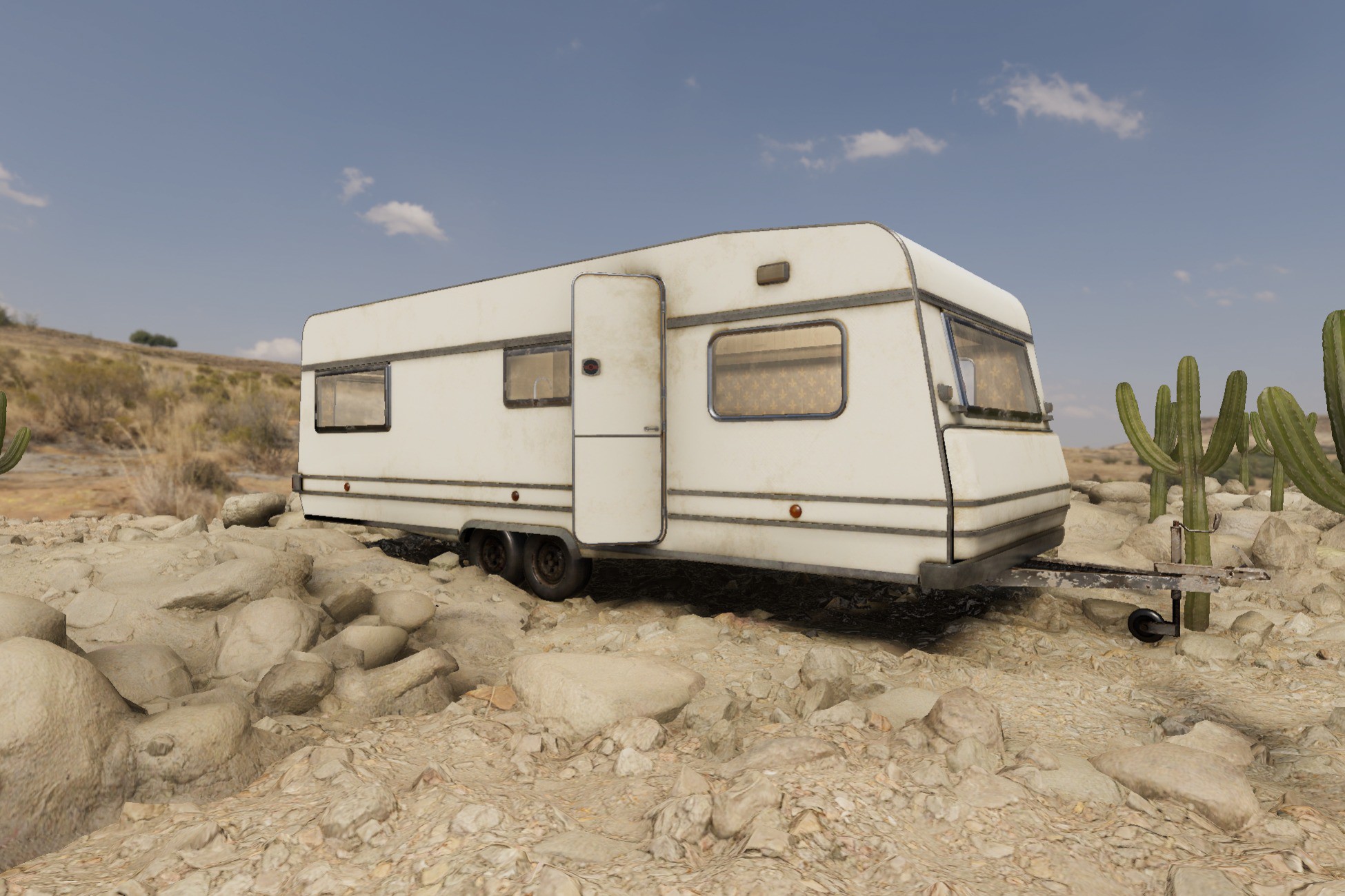 Camping Trailer | 3D Land | Unity Asset Store