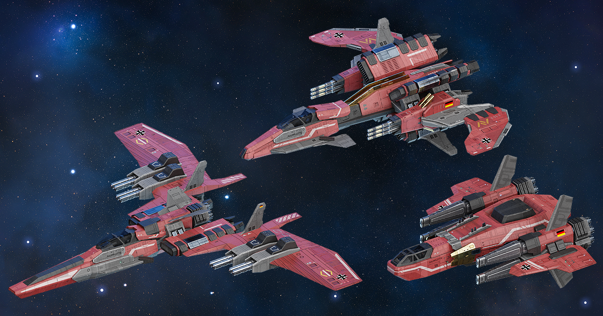 Spaceship GSN Modular Fighter Kit | 3D Space | Unity Asset Store