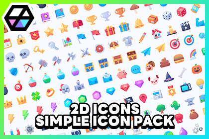 2D Icons - Simple Icon Pack