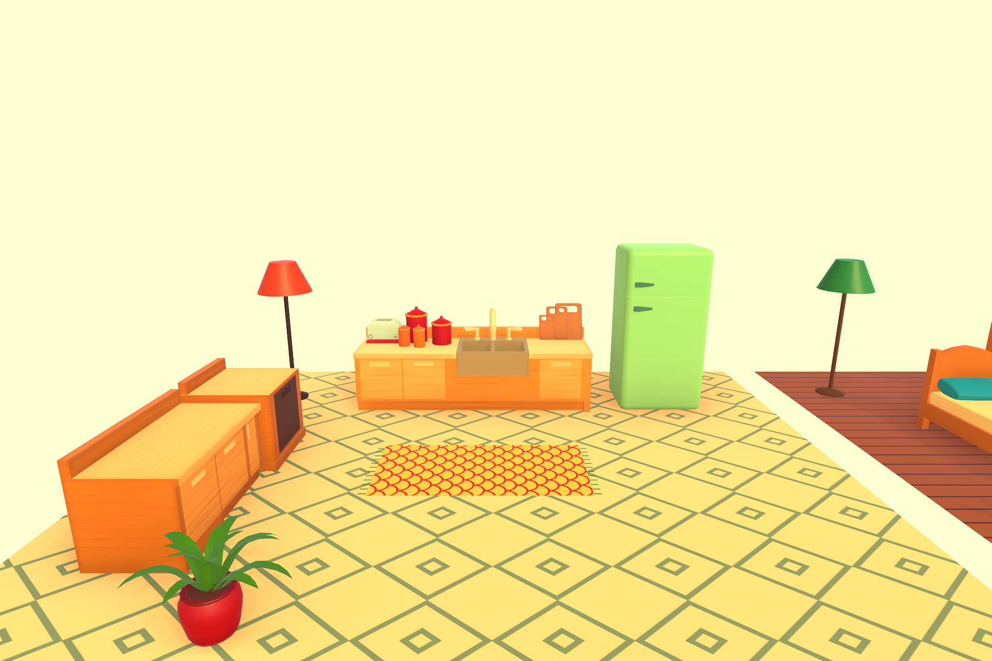 Stylized Furniture Pack | 3D Interior | Unity Asset Store