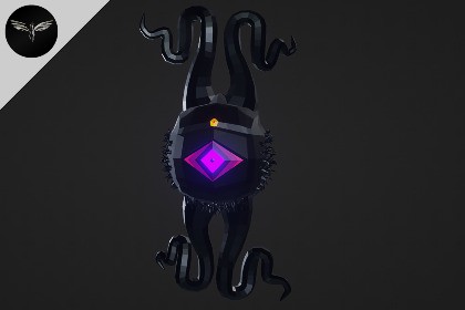 3D Low Poly Alienated Creature