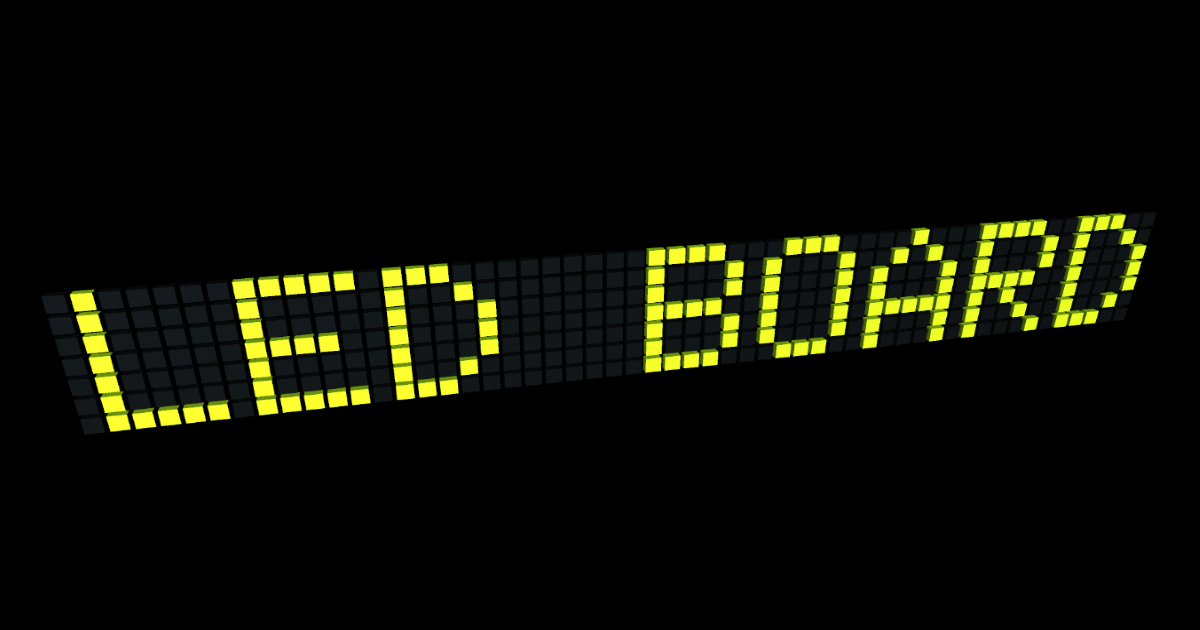 Unity Led Led Board | Modeling | Unity Asset Store