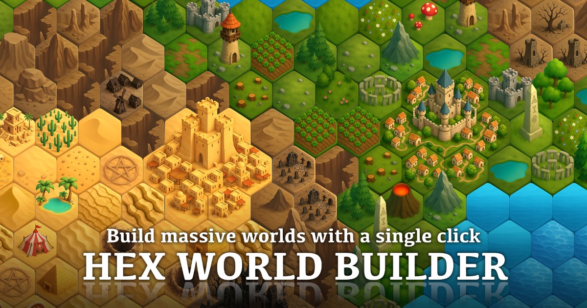 Hex World Builder | Level Design | Unity Asset Store