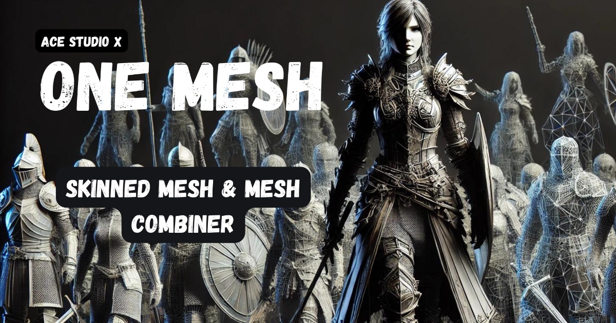 One Mesh - Skinned Mesh & Static Mesh, Material Combiner | Utilities ...