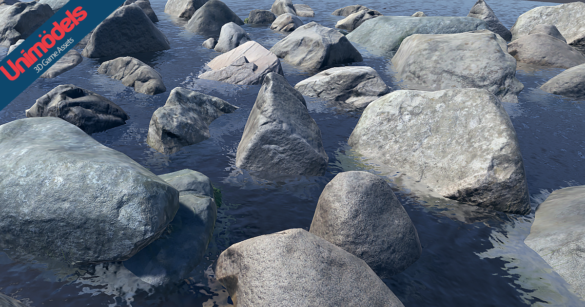 Unimodels RiverRocks Vol. 1 (PC and Mobile version) | 3D Exterior ...