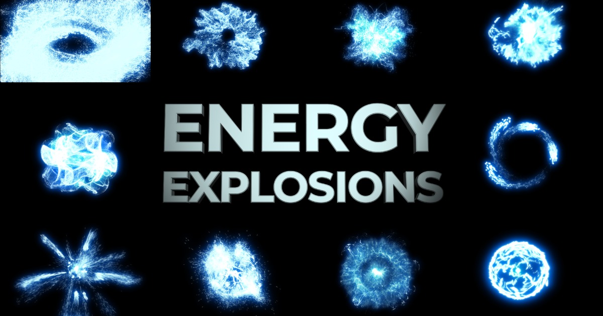 Energy Explosions FX (17.04) | 2D Textures & Materials | Unity Asset Store