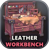 Stylized Leather Workbench #2 - 3 Tiers- AAA quality