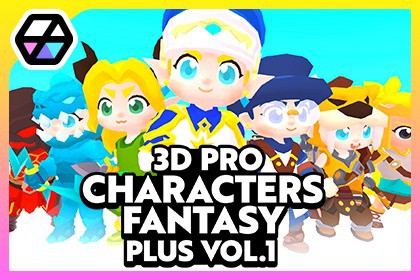 3D Characters Pro - Fantasy Plus Vol. 1