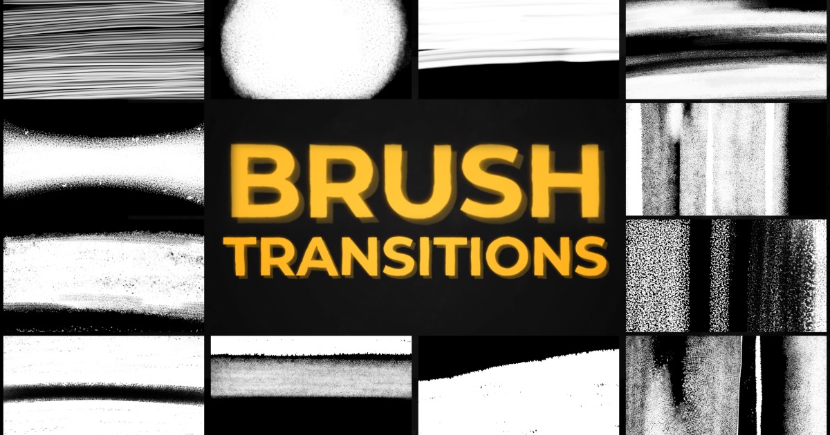 Brush Transitions (17.06.22) | 2D Textures & Materials | Unity Asset Store