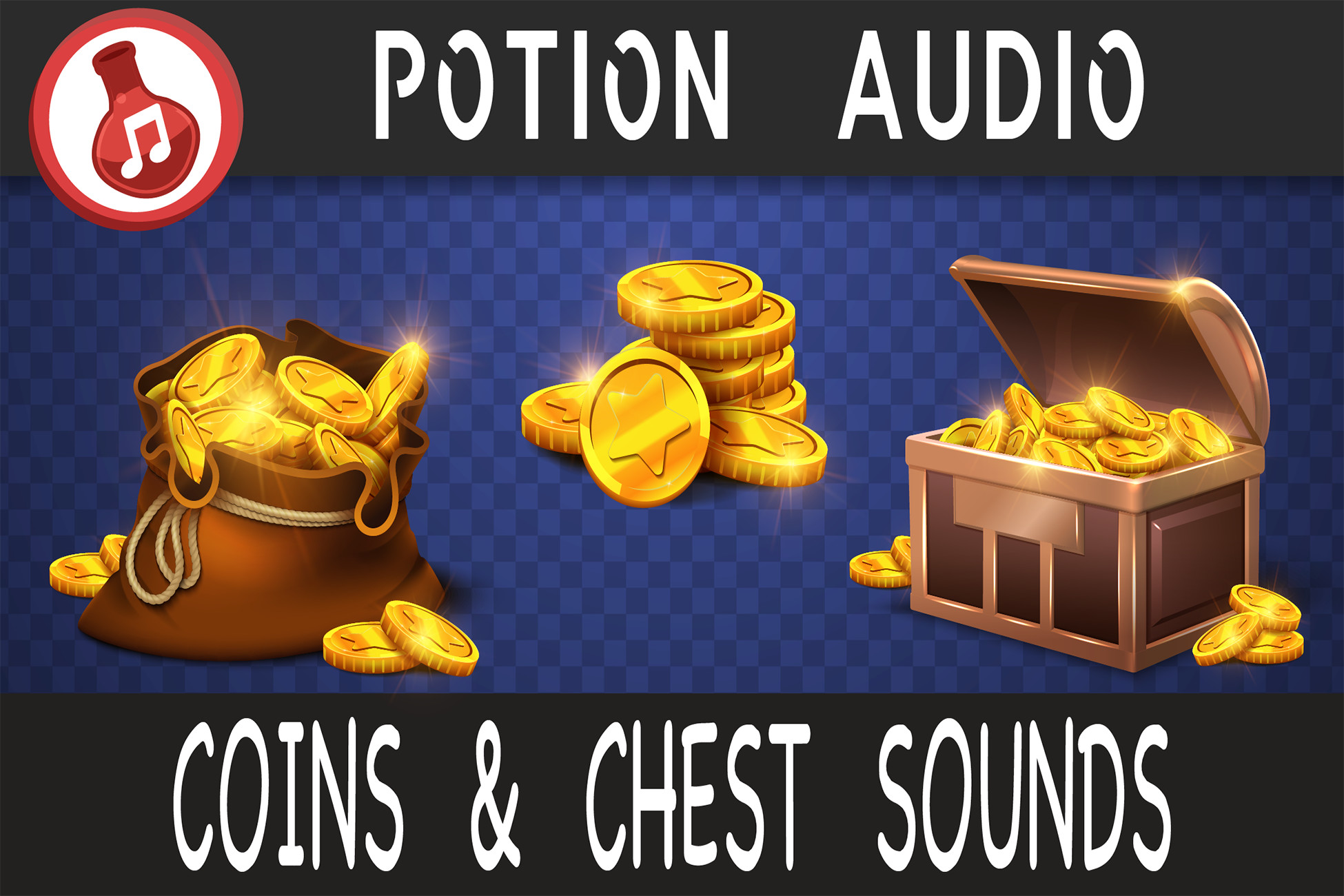 Coins & Chest Sounds 音频 音效 Unity Asset Store