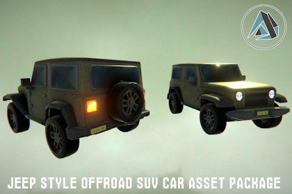 Jeep Style Offroad SUV Car Asset Package